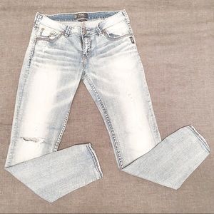 SILVER Skinny Jeans size 31/29 EXCELLENT condition
